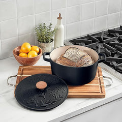 Cuisinart, Earth & Essence 5 Qt. Casserole with Cover - Rosemary & Thyme, CI650-25RTMBK