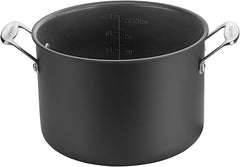Cuisinart Chef's Classic PURELYCERAMIC™ Nonstick PFAS Free Hard-Anodized 8-Quart Stockpot with Cover, 666C-24