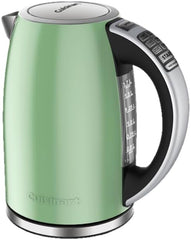 Cuisinart PerfecTemp 1.7-Liter Electric Kettle, Cordless Electric Tea Kettle, 1500W for Fast Heat-Up, 6 Preset Temperatures, 30-Minute Keep Warm, Stay Cool Nonslip Handle, Pistachio Stainless
