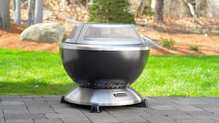 Cuisinart CHA-870 Cleanburn Pit Riser, Portable Fire Stand with Lightweight Design