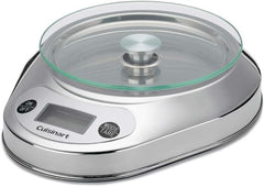 Cuisinart KML-KO3B Precision Chef Bowl Electronic Kitchen Scale, Silver, 2.5" x 7.4" x 9.25"