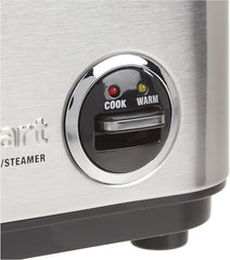 Cuisinart CRC-400P1 4 Cup Rice Cooker, Stainless Steel Exterior