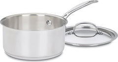 Cuisinart 719-18 Chef's Classic Stainless 2-Quart Saucepan with Cover