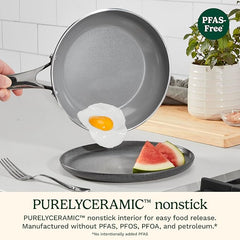 Cuisinart, 11-Pc Color Impressions Ceramic Nonstick Set, 58S-11BK