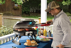 Cuisinart CGS-134 Grilling Tool Set with Grill Glove, Red (3-Piece)