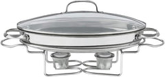 Cuisinart 7BSO-34 Stainless 13-1/2-Inch Oval Buffet Servers, Silver