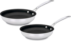 Cuisinart Chef's Classic™ Stainless Non-Stick Skillets, 9" Skillet & 11" Skillet Set