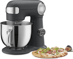 Cuisinart SMD-50GPH Precision Pro 5.5-Quart Digital Stand Mixer with 12-Speeds, 3 Preprogrammed Food Prep Settings, Mixing Bowl, Whisk, Flat Mixing Paddle, Dough Hook, and Splash Guard, Graphite