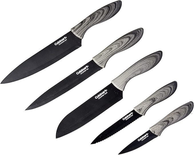 Cuisinart C55-10PBW Advantage-Cutlery-Set, 10-Piece, Black