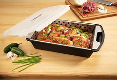 Cuisinart CMT-200 Marinade and Grilling Basket Set, Stainless Steel