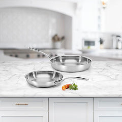Cuisinart Custom-Clad 5-Ply 9" & 11" Fry Pan Set