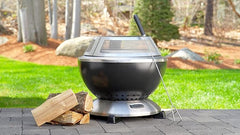 Cuisinart CHA-870 Cleanburn Pit Riser, Portable Fire Stand with Lightweight Design
