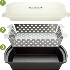 Cuisinart CMT-200 Marinade and Grilling Basket Set, Stainless Steel
