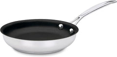 Cuisinart Chef's Classic 7" Stainless Steel Nonstick Skillet engineered with PURELYCERAMIC™, 722C-18NS