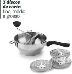Cuisinart Food Mill, Stainless Steel Food Mill, 2.3 Qt capacity, Black & Silver
