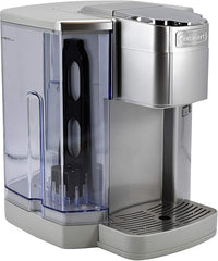 Cuisinart Coffee Maker, Single Serve 72-Ounce Reservoir Coffee Machine, Programmable Brewing & Hot Water Dispenser, Stainless Steel, Cool Grey